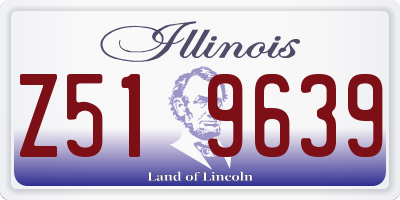 IL license plate Z519639