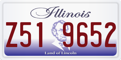 IL license plate Z519652