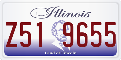 IL license plate Z519655