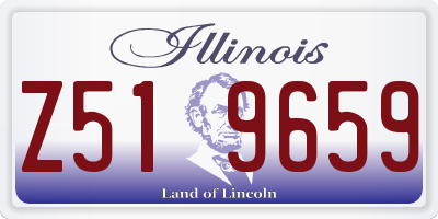 IL license plate Z519659