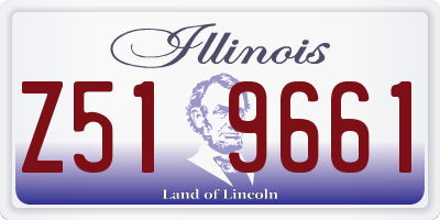IL license plate Z519661