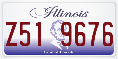 IL license plate Z519676
