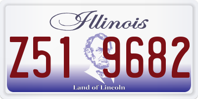 IL license plate Z519682