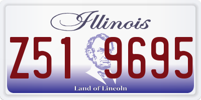 IL license plate Z519695
