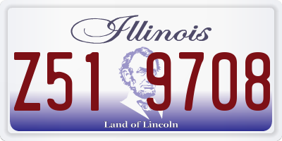 IL license plate Z519708