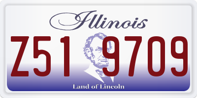 IL license plate Z519709