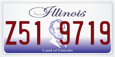 IL license plate Z519719