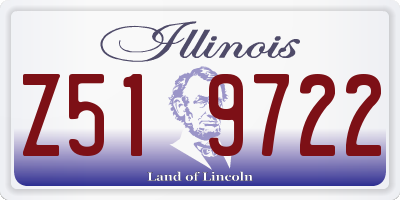 IL license plate Z519722