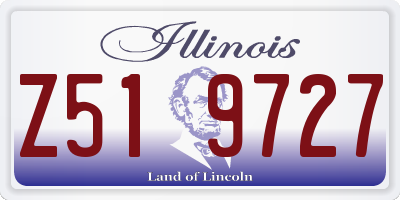 IL license plate Z519727