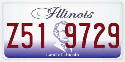 IL license plate Z519729