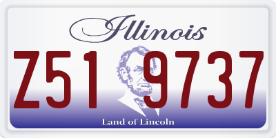 IL license plate Z519737