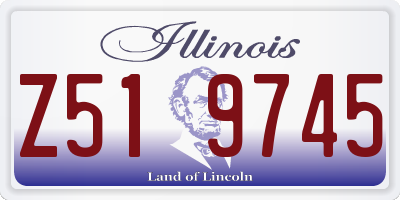 IL license plate Z519745
