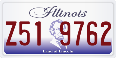 IL license plate Z519762