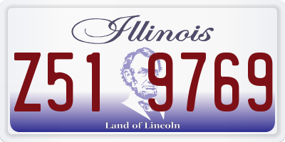 IL license plate Z519769