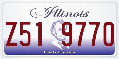 IL license plate Z519770
