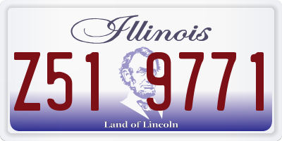 IL license plate Z519771