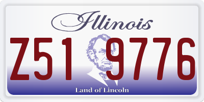 IL license plate Z519776
