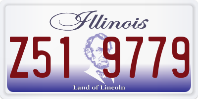 IL license plate Z519779