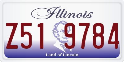 IL license plate Z519784