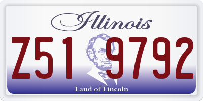 IL license plate Z519792