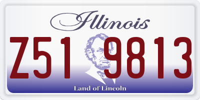 IL license plate Z519813
