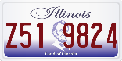 IL license plate Z519824