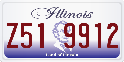 IL license plate Z519912