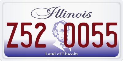 IL license plate Z520055