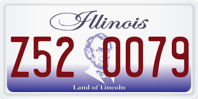 IL license plate Z520079