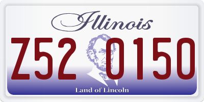 IL license plate Z520150