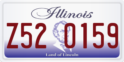 IL license plate Z520159
