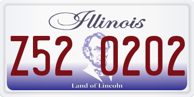 IL license plate Z520202