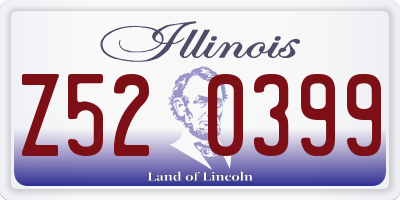 IL license plate Z520399