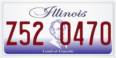 IL license plate Z520470