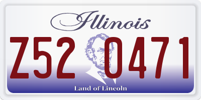 IL license plate Z520471