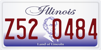 IL license plate Z520484