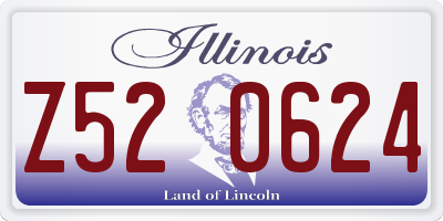 IL license plate Z520624