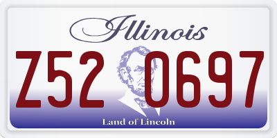 IL license plate Z520697
