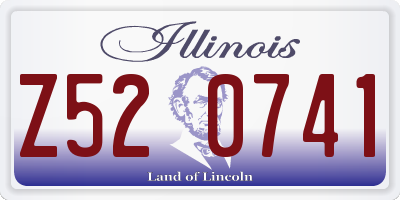 IL license plate Z520741