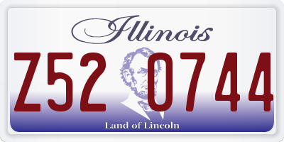 IL license plate Z520744