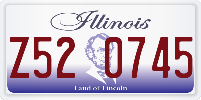 IL license plate Z520745