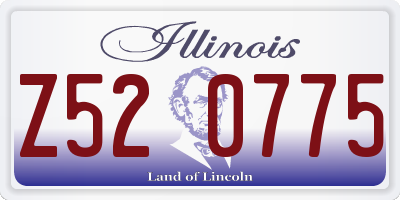 IL license plate Z520775