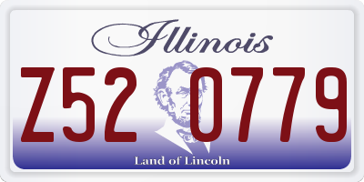 IL license plate Z520779