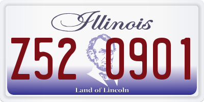 IL license plate Z520901