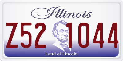 IL license plate Z521044