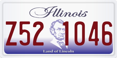 IL license plate Z521046