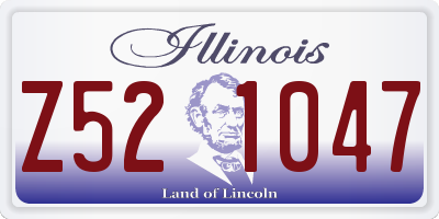 IL license plate Z521047