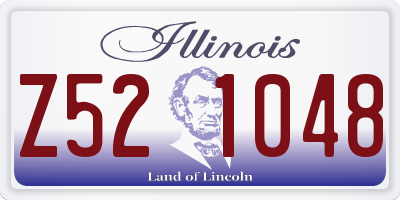 IL license plate Z521048
