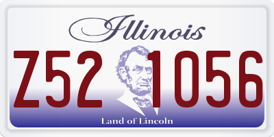 IL license plate Z521056