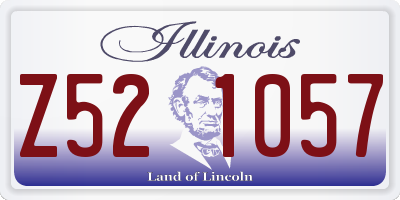 IL license plate Z521057